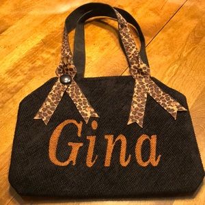 Burlap purse